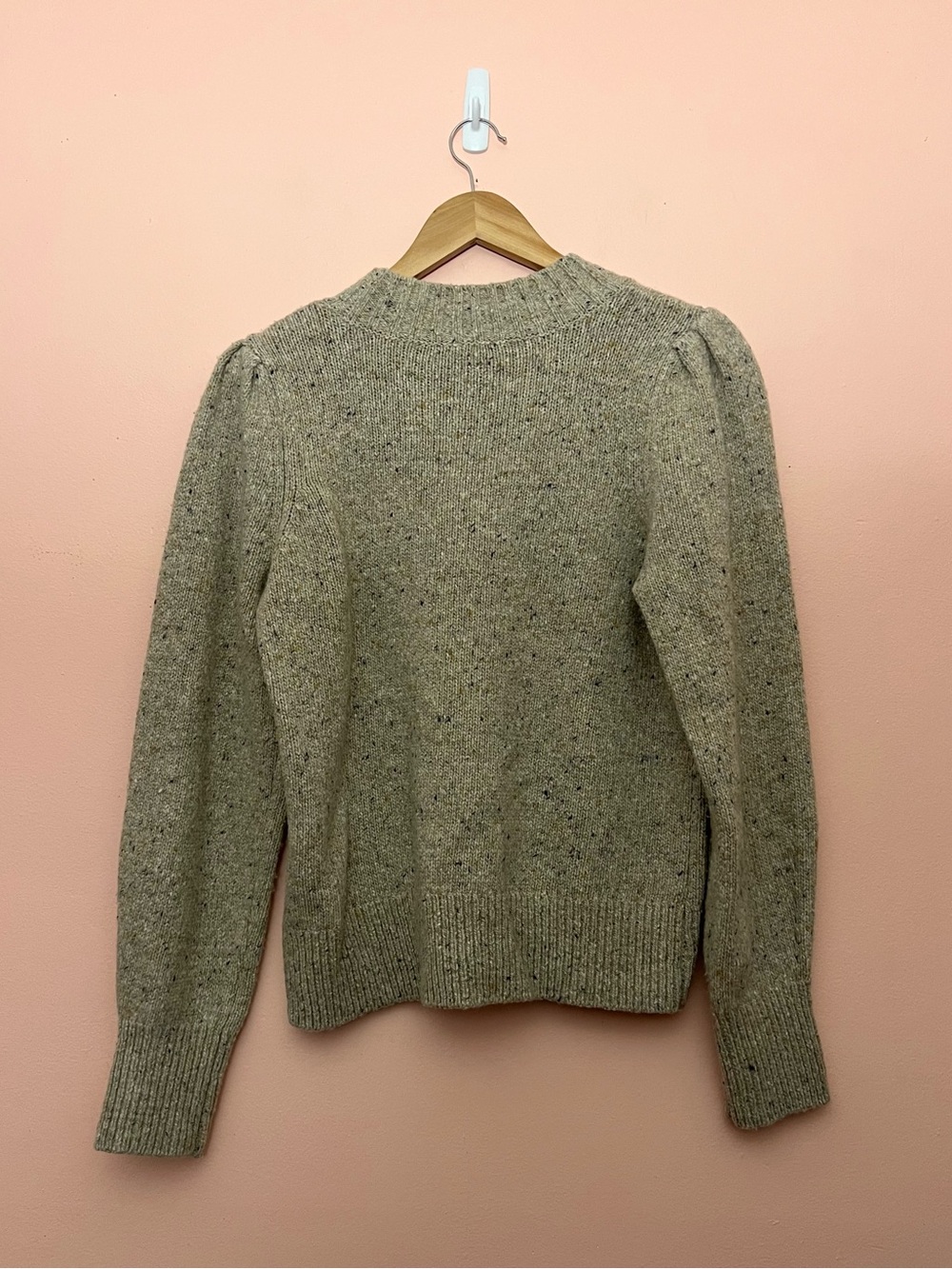 Faherty Oatcake Boone Sweater Merino Wool Alpaca Medium - Picture 9 of 12